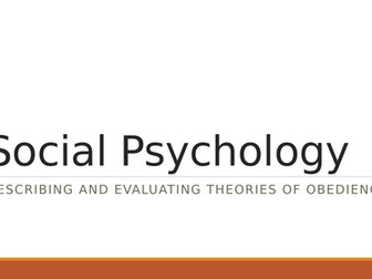 Social Psychology - Prejudice and Discrimination