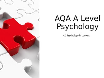 AQA A Level  Psychology Research methods