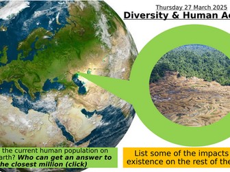 10.3 - Species Diversity & Human Activity