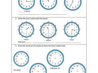 O'Clock and Half-Past