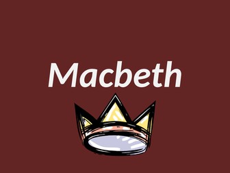 Macbeth GCSE Unit