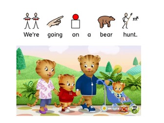 Bear Hunt Sensory story (Resources list and signs images)