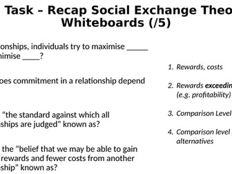 Equity Theory (AQA Psychology Relationships)