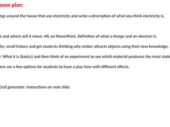 KS3 Electricity (Whole Topic)