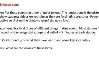 KS3 - Sound (Whole Topic)