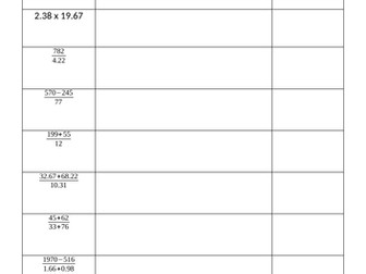 Rounding and estimation (with answers)