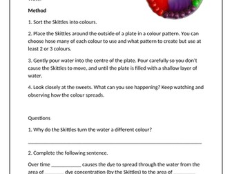 KS3 Science Skittles Diffusion Experiment