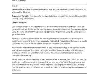 Act 8.16 Habituation recording sheet