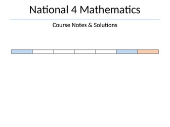 National 4 Mathematics Notes
