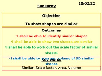 Similar Shapes Triangles PPT