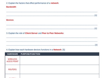 OCR/AQA/Pearson GCSE Computer Science - Computer Networks / Protocols