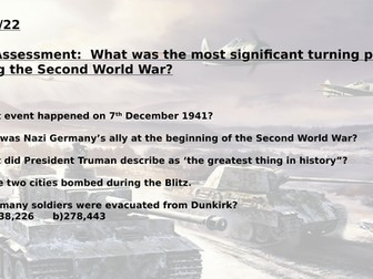 assessment: Significant Turning Point WW2