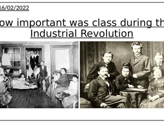 Class during the Industrial Revolution