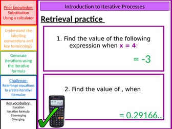 Iteration and Iterative Techniques