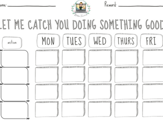 Classroom Management: Positive Reinforcement - Behaviour Reward Chart