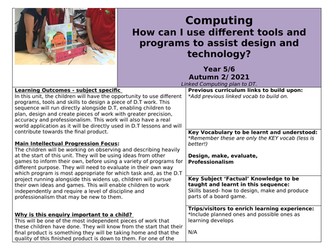 Year 5 and 6 DT Medium Term Plan- Ancient Egyptian Board Games