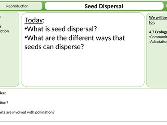 Seed Dispersal