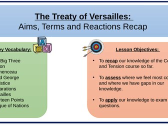 Treaty of Versailles Revision GCSE