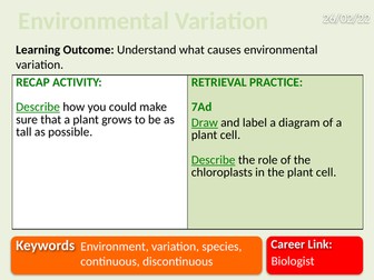 Exploring Science 9A- Genetics and Evolution