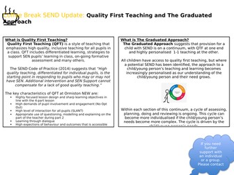 QFT and Graduated Approach Class teacher guide