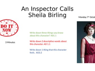 An Inspector Calls Shelia Birling