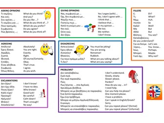 Greek - English Speaking Mat