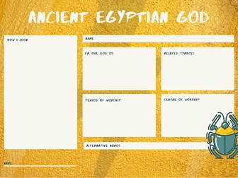 Profile Egyptian God