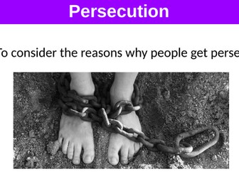 Persecution - a murder mystery intro.