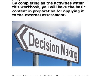 Business Decision Making - Level 3 Workbook
