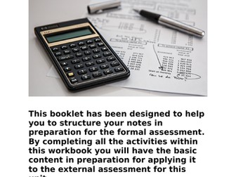 Unit 3 Personal and Business Finance - Workbook