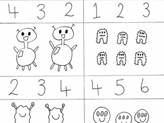 Monster Counting (1-to-1 Correspondence)