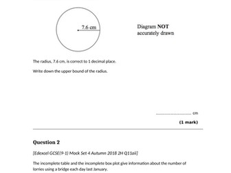 GCSE MATHS PAPER 2 (2022 PREDICTED TOPICS)