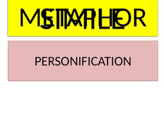 Literary Devices Matching Cards