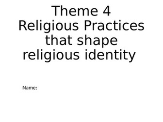 Eduqas Christianity AS Theme 4 - Practices