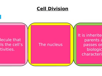 AQA GCSE Biology - B2 Cell Division - PowerPoint pack