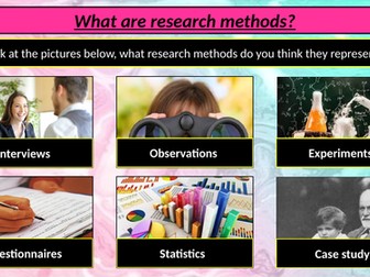 GCSE psychology [EDEXCEL]- Research methods - the basics