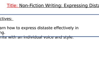 Interview Lesson - Room 101 Speeches and Expressing Disgust