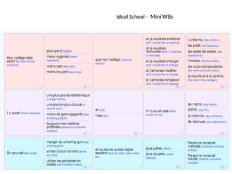 Ideal school with Sentence builder, exercises and tangled translation