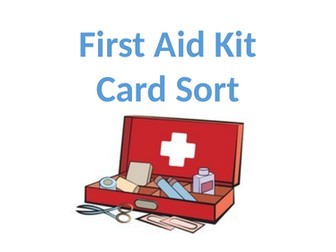 First Aid Kit Card Sort