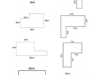 Year 5 - Area of Rectilinear shapes
