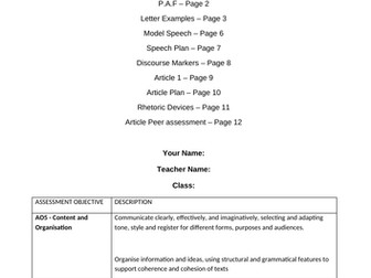 AQA GCSE Language Paper 2 Section B