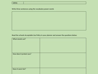 Year 7 Workbook - Using Computers Responsibly