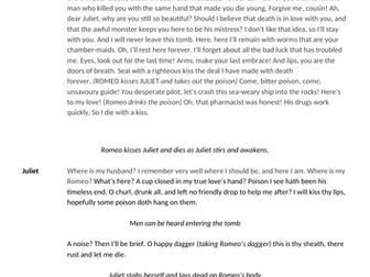 Romeo and Juliet Complete SOL