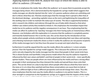 sociology audience models 10 m