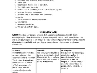 La Haine Revision Notes