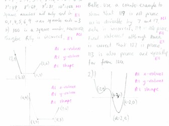 AQA A-level Maths predicted Gold paper 2 with solutions