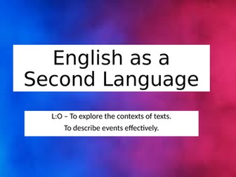 E2L refresher or introduction