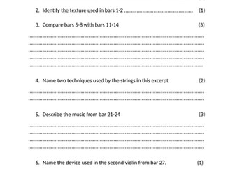 Edexcel A Level Music Psycho Section A