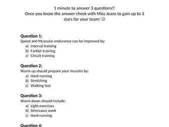 I'm a celebrity circuit training