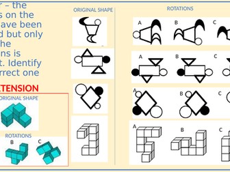 Transformations - Rotation - higher ability
